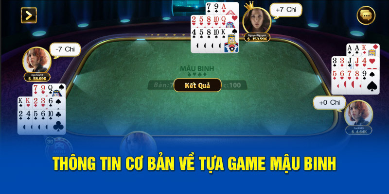 Thông tin cơ bản về tựa game mậu binh