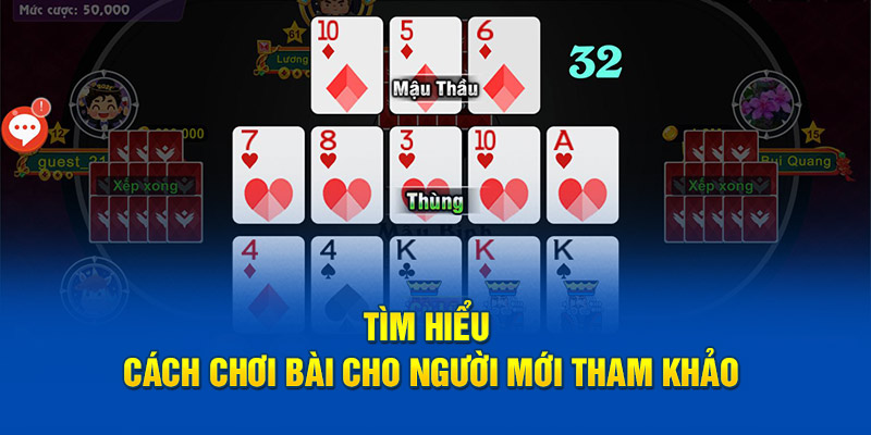 Tìm hiểu cách chơi bài cho người mới tham khảo