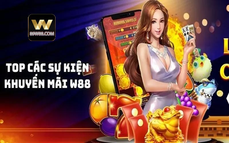 Top các sự kiện khuyến mãi W88